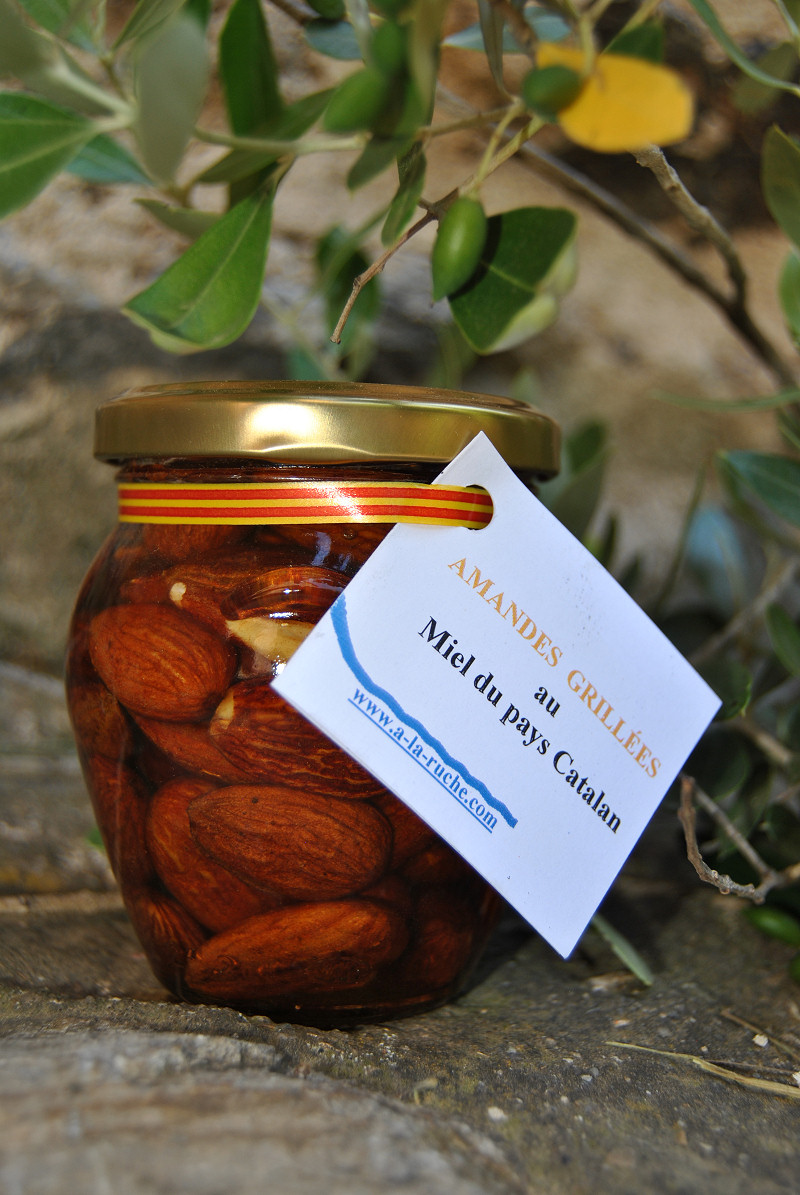 AMANDES AU MIEL 220G