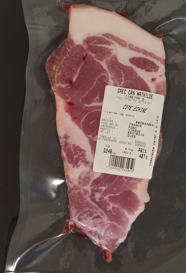 COTE ECHINE DE PORC