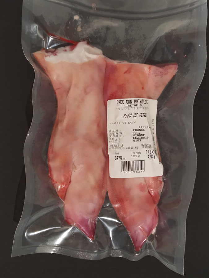 PIED DE PORC