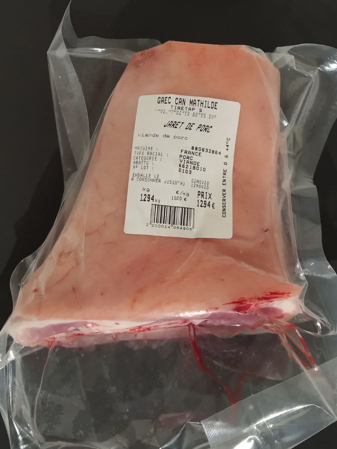 JARRET DE PORC