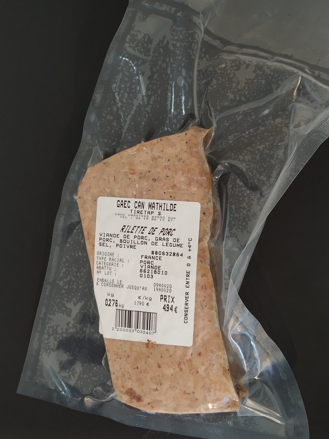 RILLETTE DE PORC