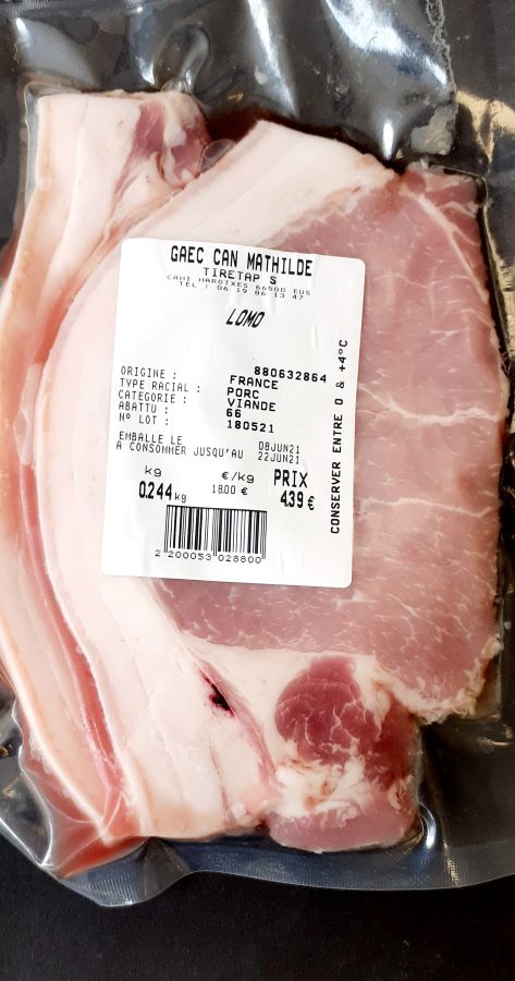 LOMO FRAIS DE PORC