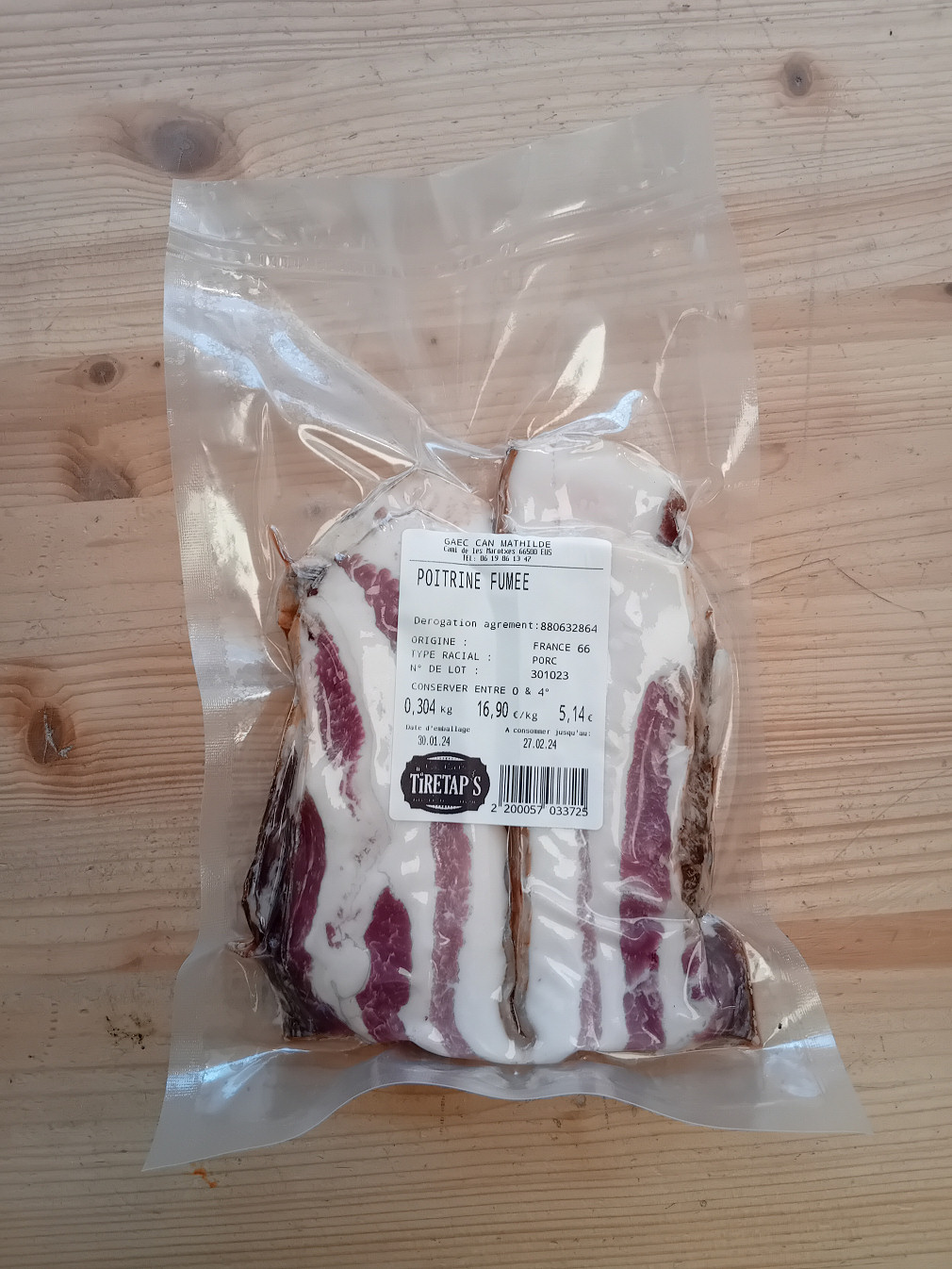 POITRINE FUMEE DE PORC