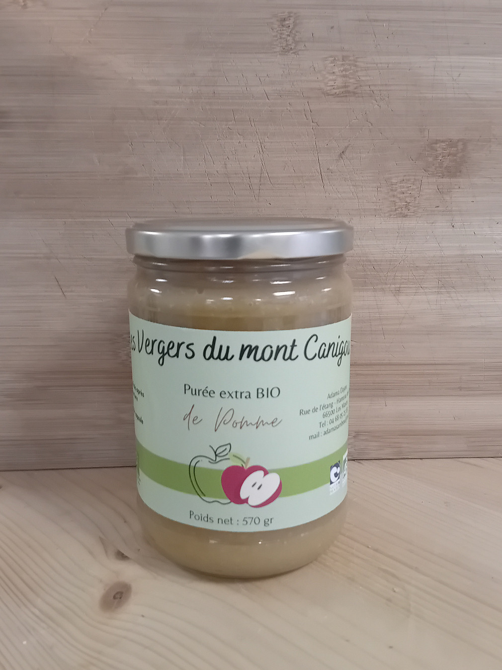 COMPOTEE DE POMME BIO 570 GR