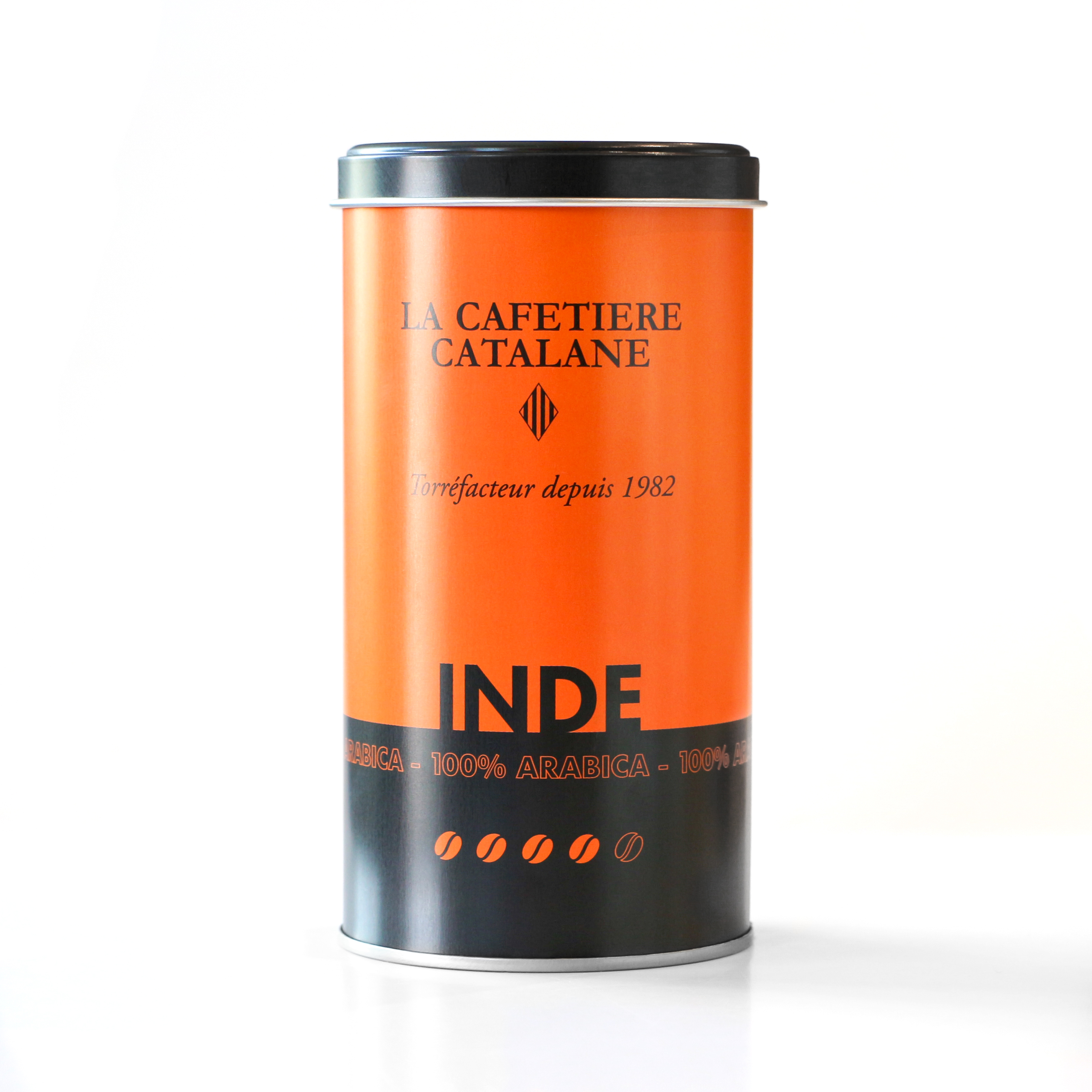 Boite à café Inde grain 250 g