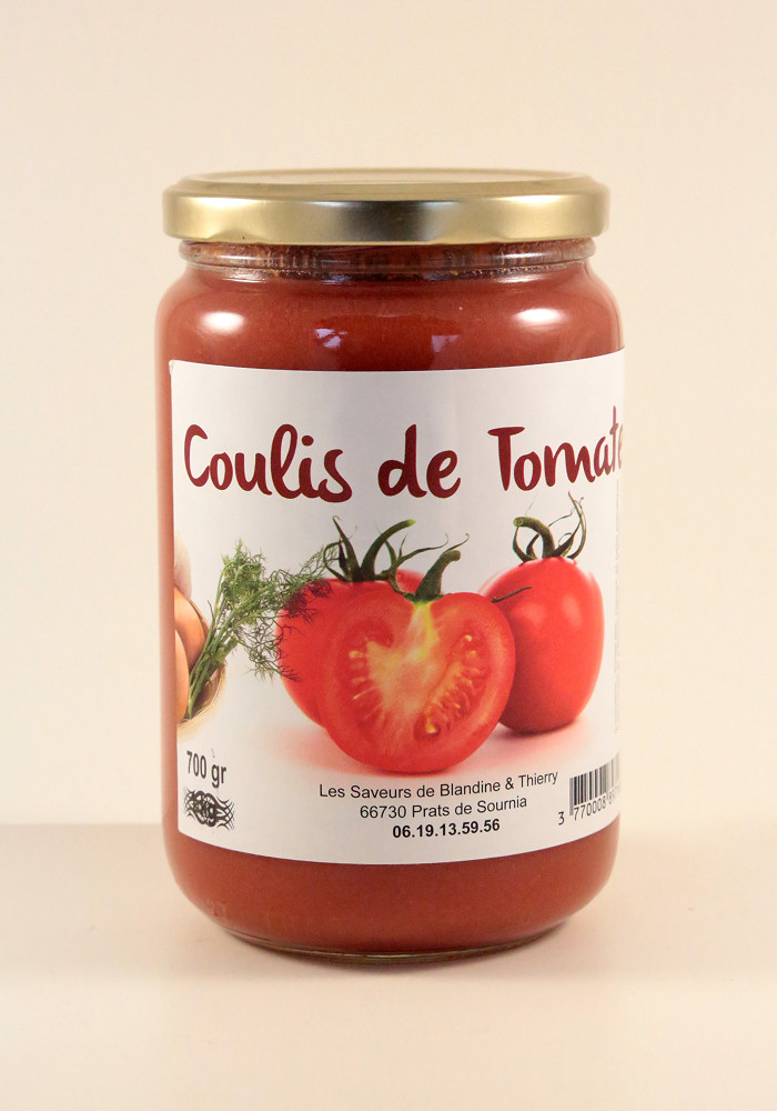 Coulis de tomate 700 grs