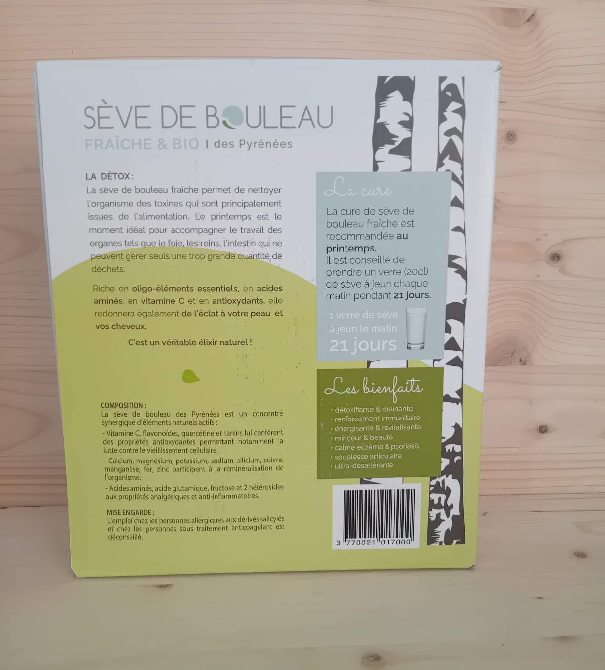 SEVE DE BOULEAU FRAICHE BIO