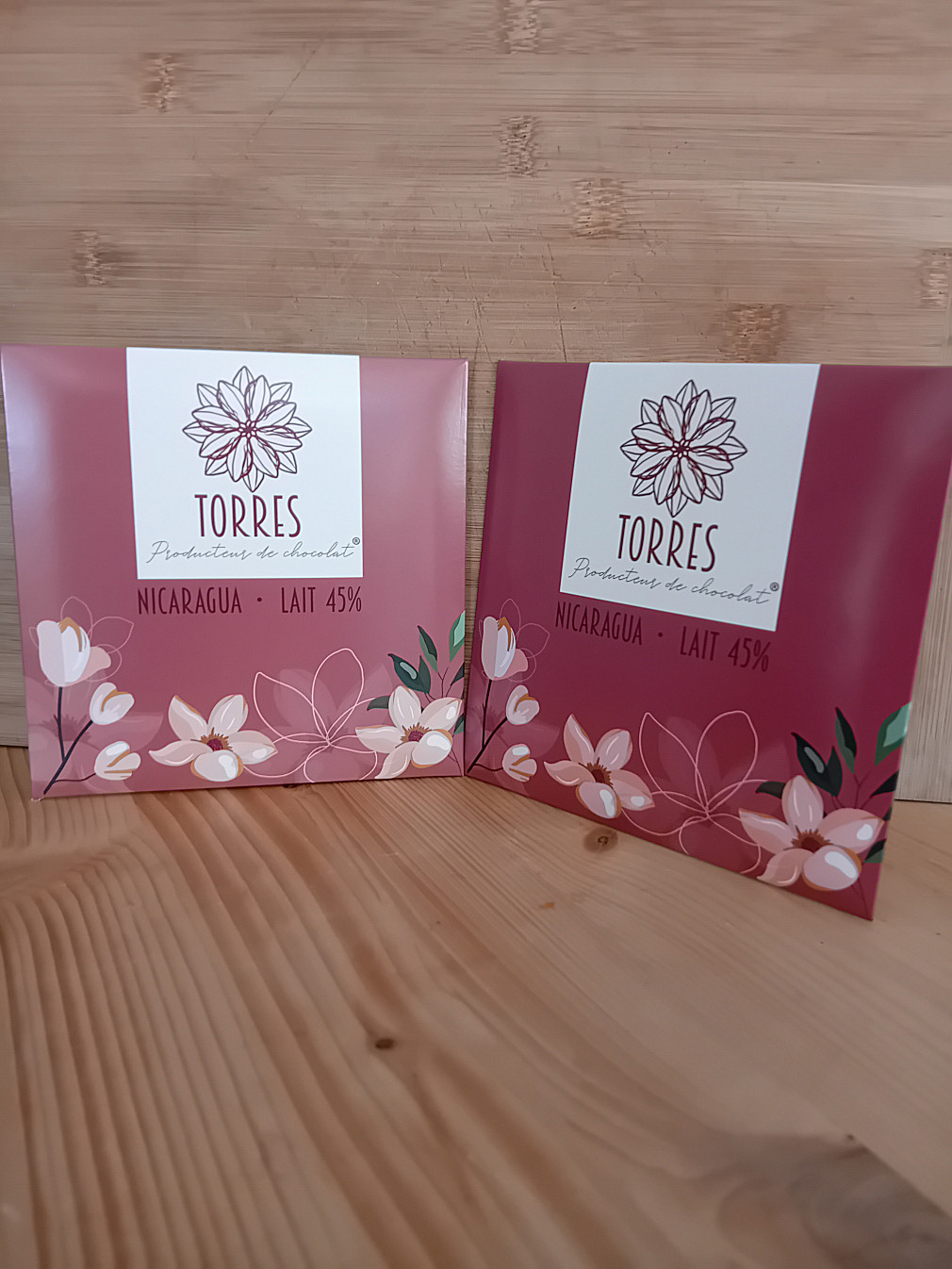 TABLETTE NICARAGUA  LAIT 45%CACAO 80G