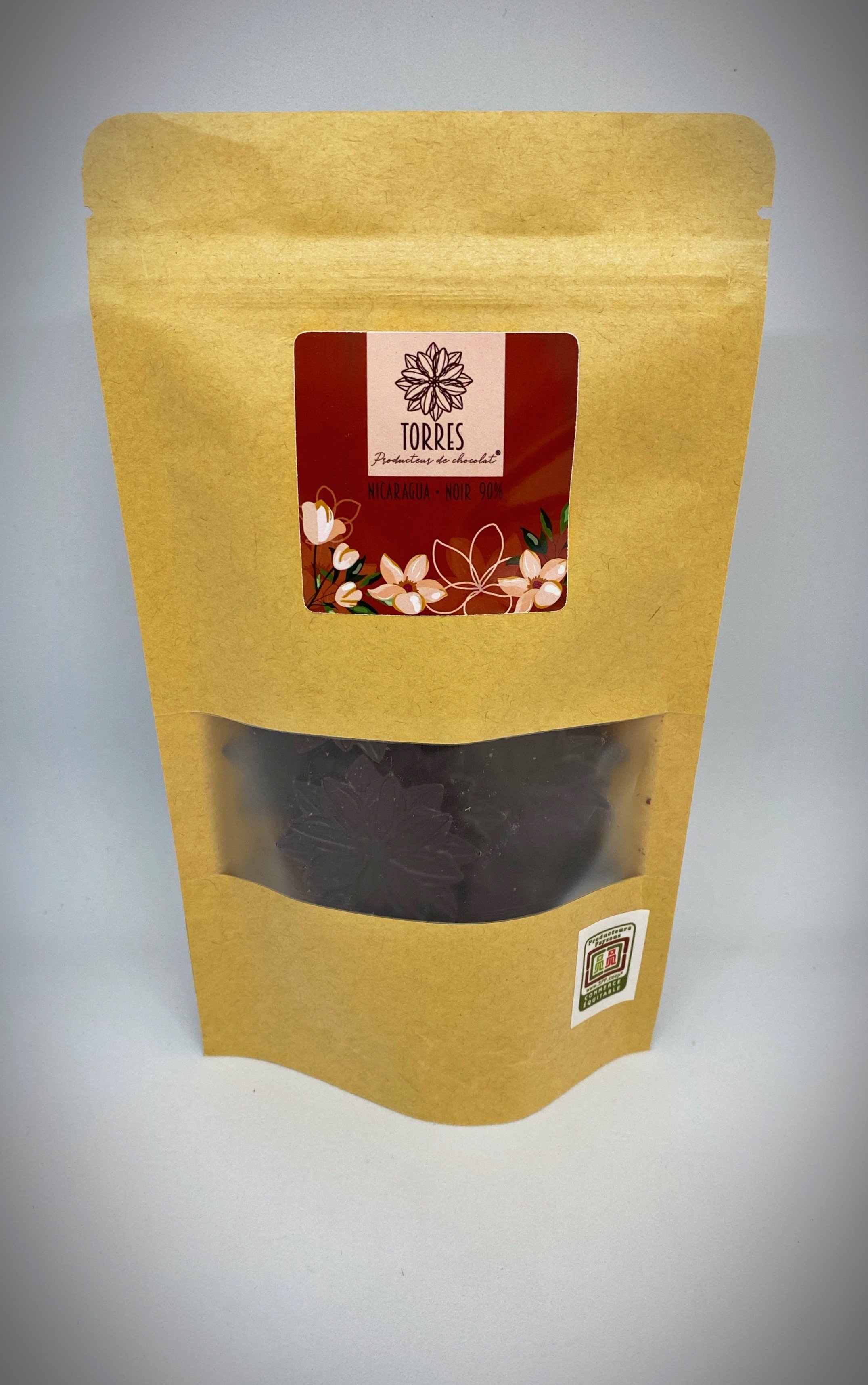 FLEUR DE CABOSSE NICARAGUA 90% DE CACAO 90G