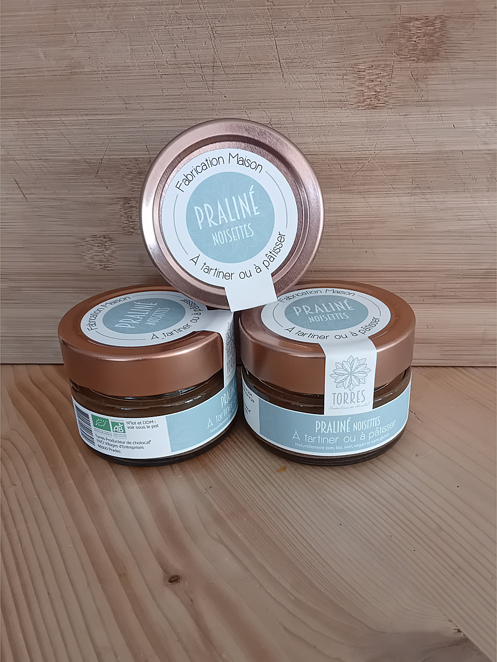 PRALINE NOISETTES A TARTINER  90 Gr