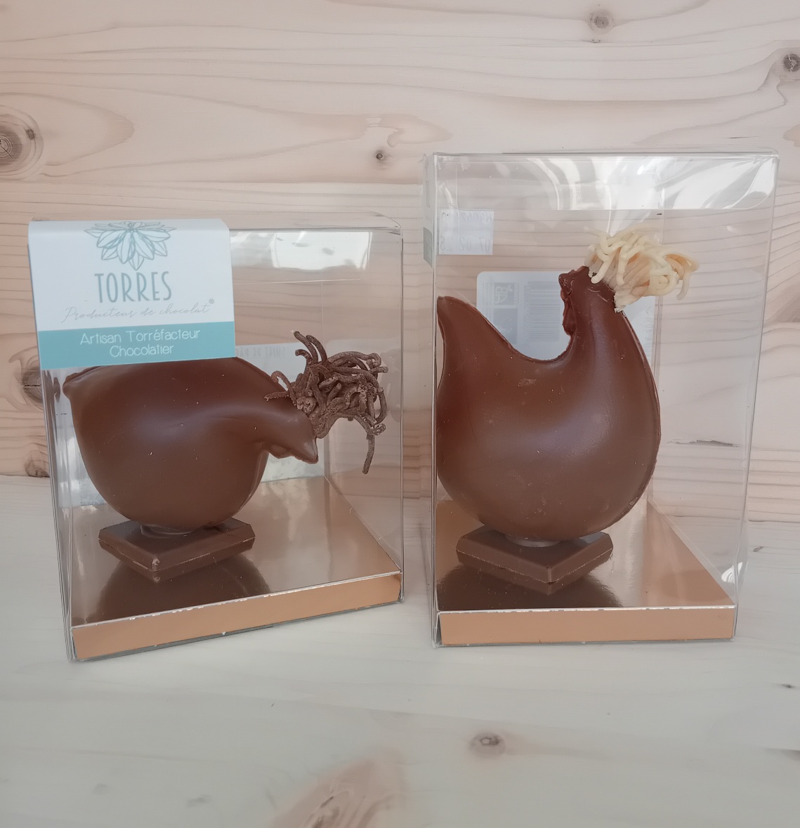 SUJET PETITE POULE DE PAQUES LAIT 40 G