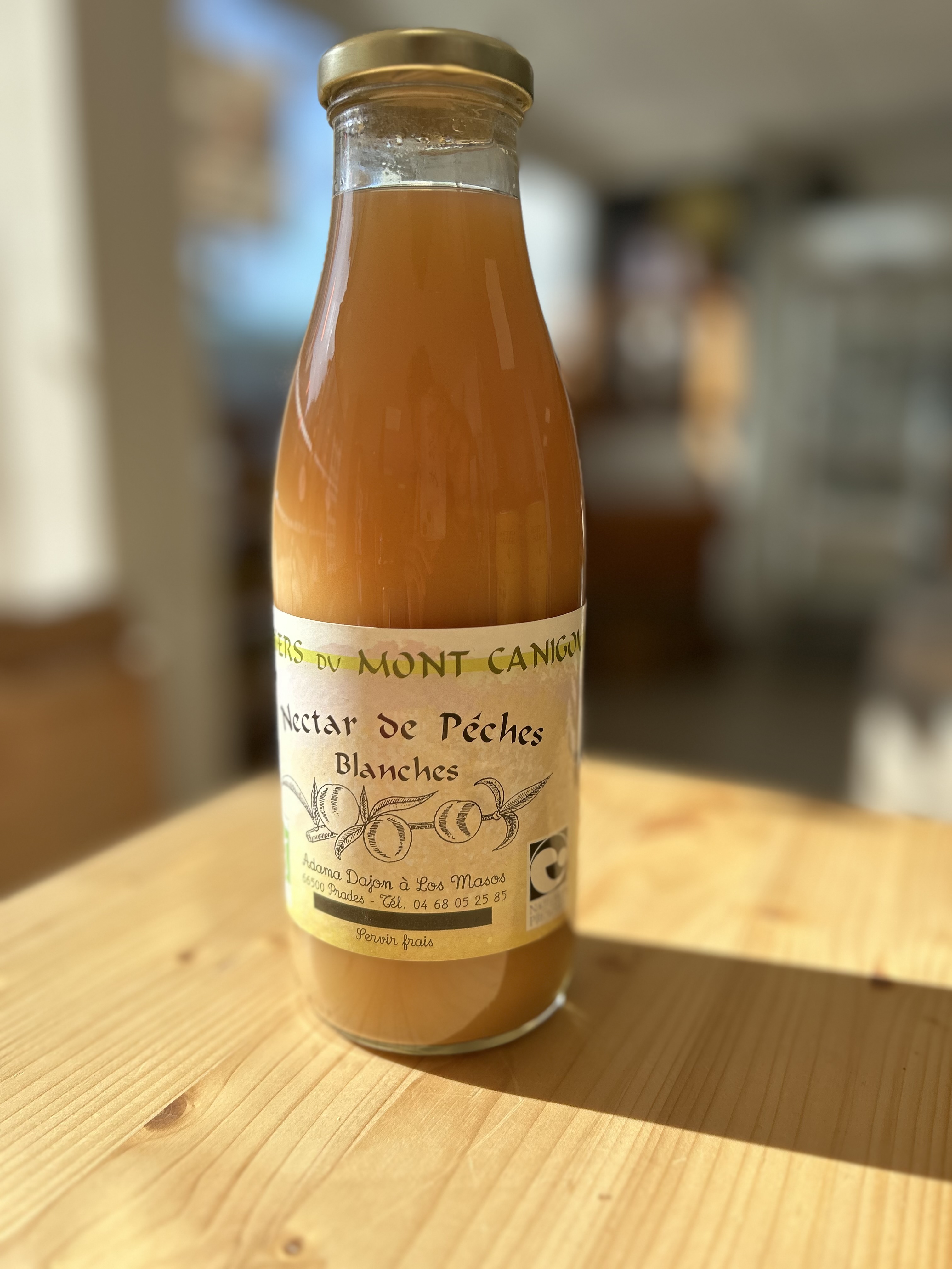 NECTAR DE PECHE BLANCHE BIO 75CL