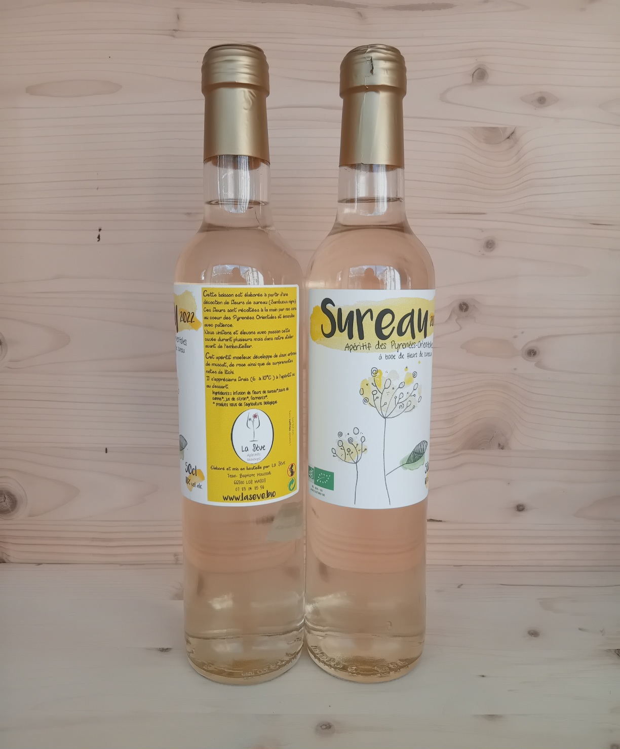APERITIF BIO AU FLEURS DE SUREAU 50CL