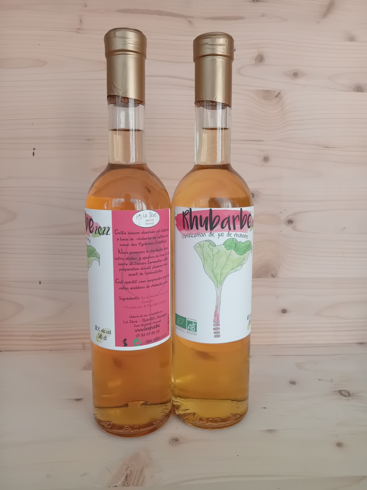 APERITIF A LA RHUBARBE 50CL