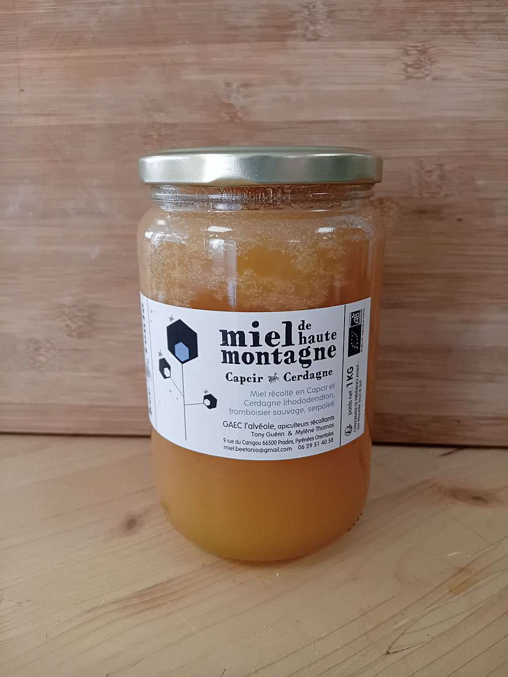 MIEL DE HAUTE MONTAGNE CERDAGNE-CAPCIR- 1KG