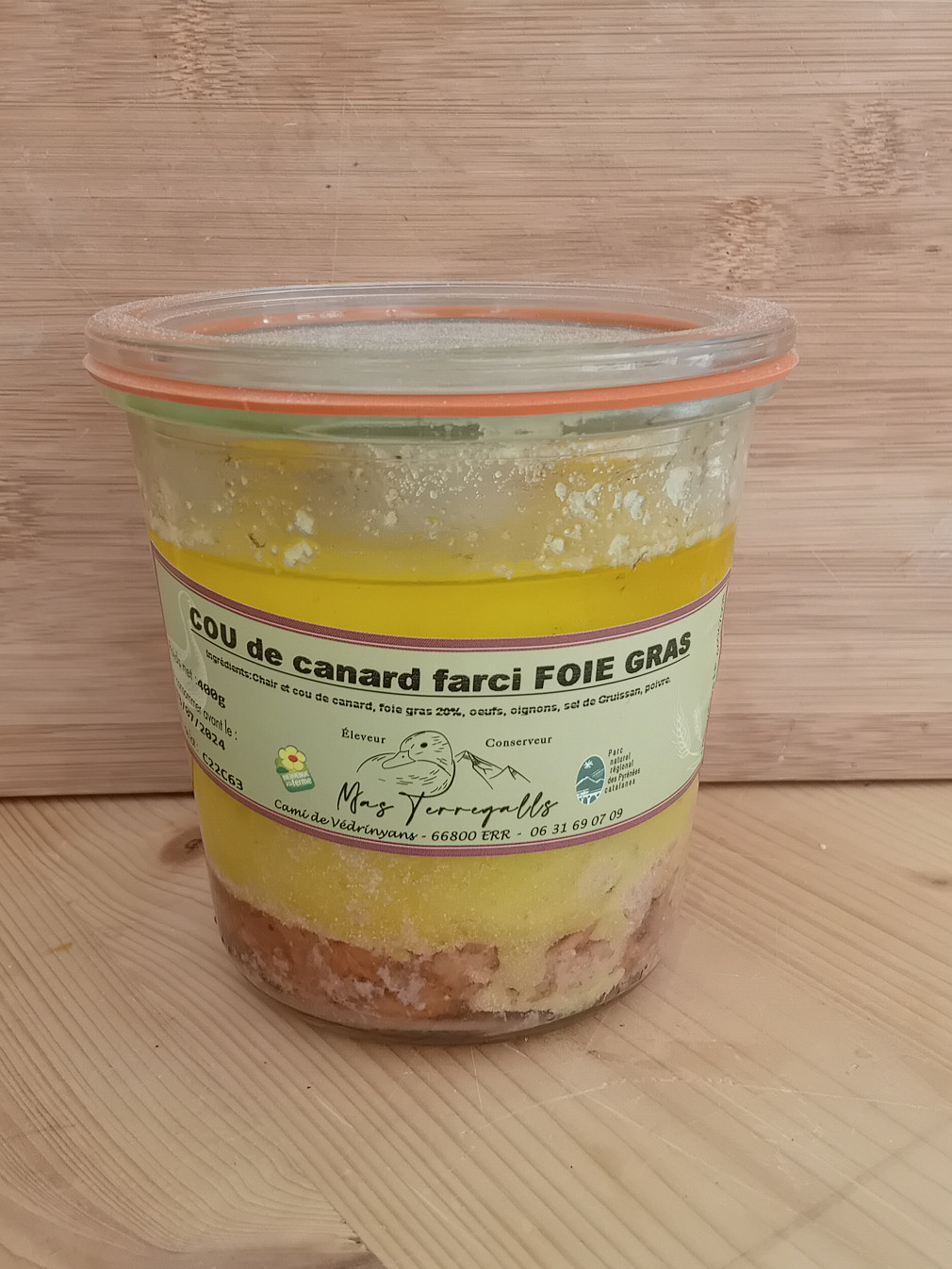 COU FARCIE AU FOIE GRAS conserve
