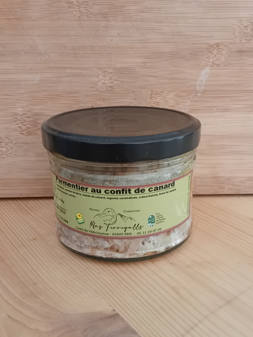 PARMENTIER AU CONFIT CANARD 350g