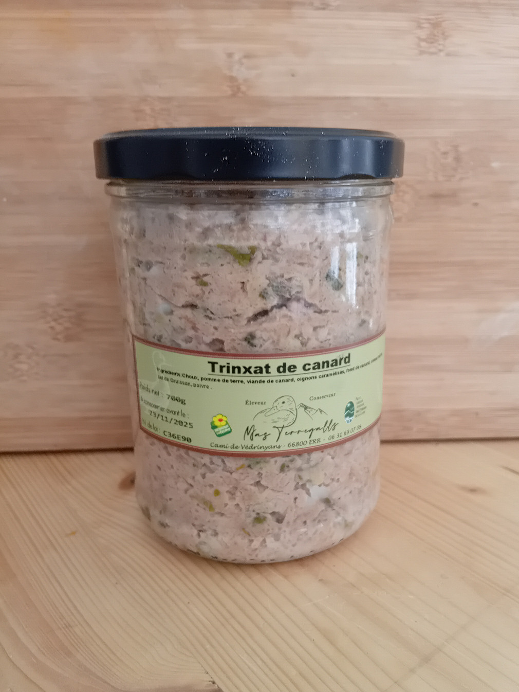 TRINXAT DE CANARD 700g