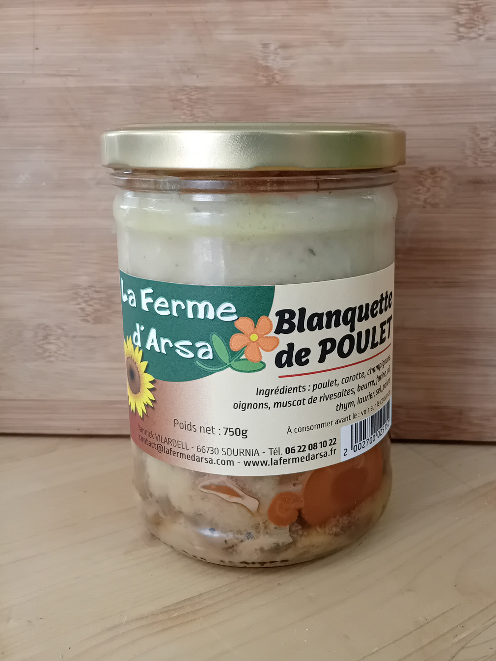  BLANQUETTE DE POULET