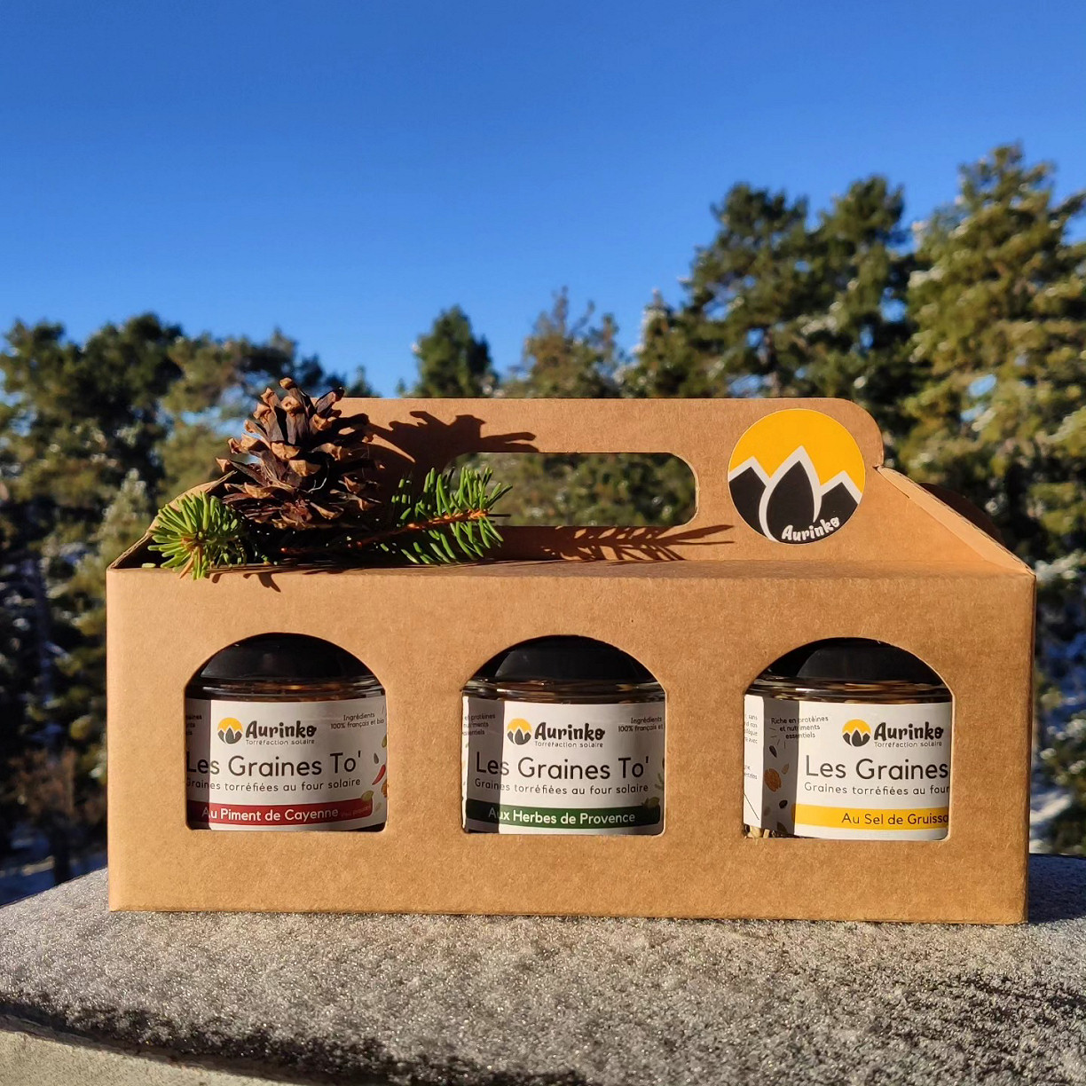 COFFRET ASSORTIMENT 3 POTS GRAINES TO'
