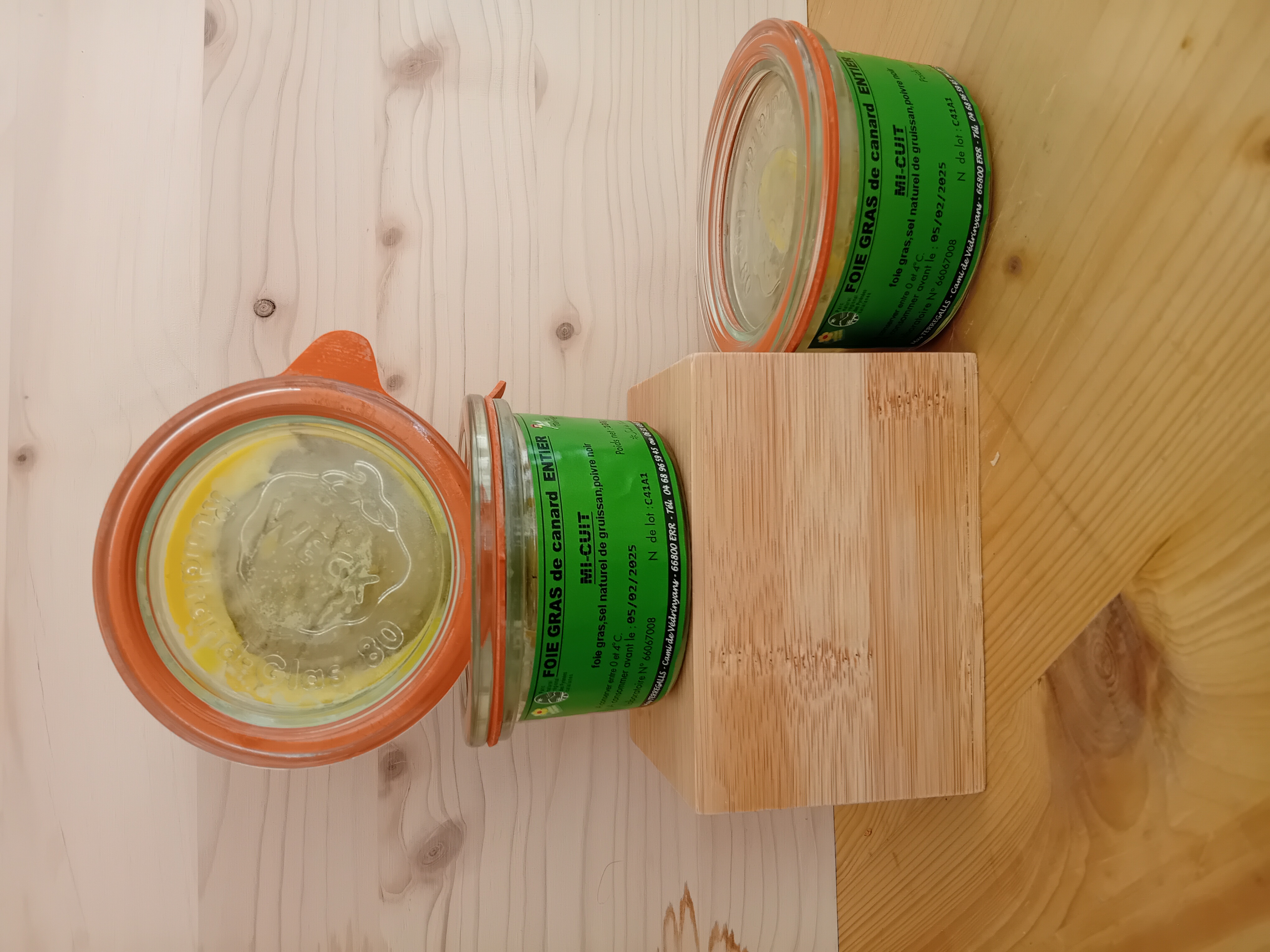 FOIE GRAS CANARD ENT 100G MI-CUIT
